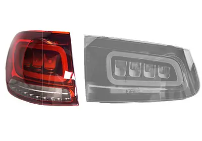 Heckleuchte links VAN WEZEL 2976921U Bild Heckleuchte links VAN WEZEL 2976921U