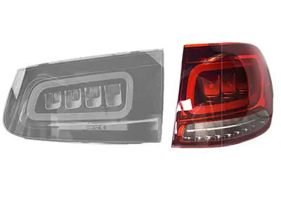 Heckleuchte rechts VAN WEZEL 2976922U Bild Heckleuchte rechts VAN WEZEL 2976922U