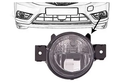 Tagfahrleuchte links Stoßfänger VAN WEZEL 3341995 Bild Tagfahrleuchte links Stoßfänger VAN WEZEL 3341995