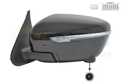 Außenspiegel links VAN WEZEL 3383827