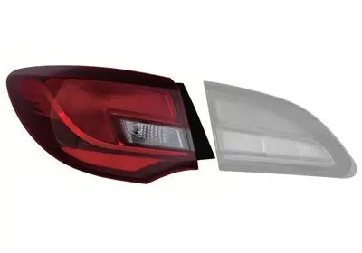 Heckleuchte links VAN WEZEL 3725931 Bild Heckleuchte links VAN WEZEL 3725931