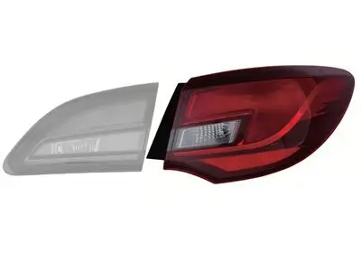 Heckleuchte rechts VAN WEZEL 3725932 Bild Heckleuchte rechts VAN WEZEL 3725932