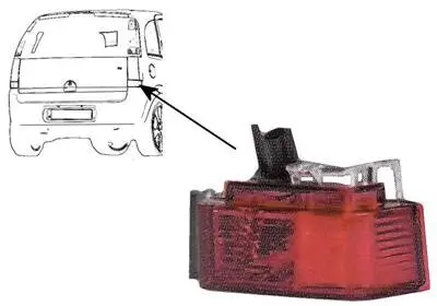 Rückstrahler rechts VAN WEZEL 3781940