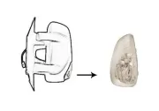 Blinkleuchte Außenspiegel links VAN WEZEL 3799915