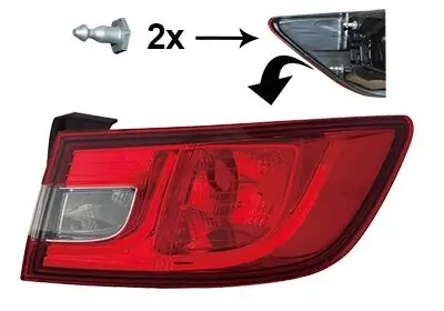 Heckleuchte rechts VAN WEZEL 4420932