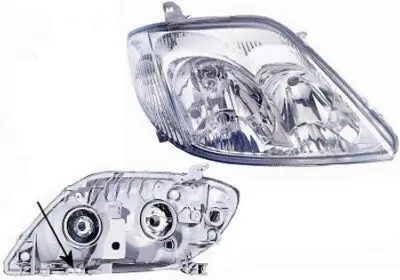 Hauptscheinwerfer rechts VAN WEZEL 5395964 Bild Hauptscheinwerfer rechts VAN WEZEL 5395964