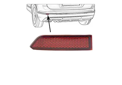 Rückstrahler links VAN WEZEL 5747929 Bild Rückstrahler links VAN WEZEL 5747929