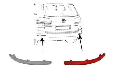 Rückstrahler hinten rechts Stoßfänger VAN WEZEL 5846930