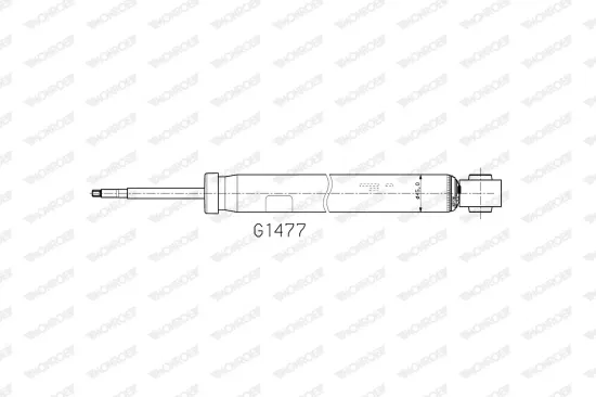 Stoßdämpfer Hinterachse MONROE G1477 Bild Stoßdämpfer Hinterachse MONROE G1477