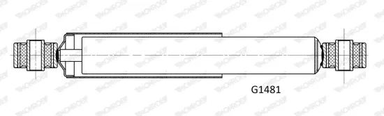 Stoßdämpfer Hinterachse MONROE G1481 Bild Stoßdämpfer Hinterachse MONROE G1481