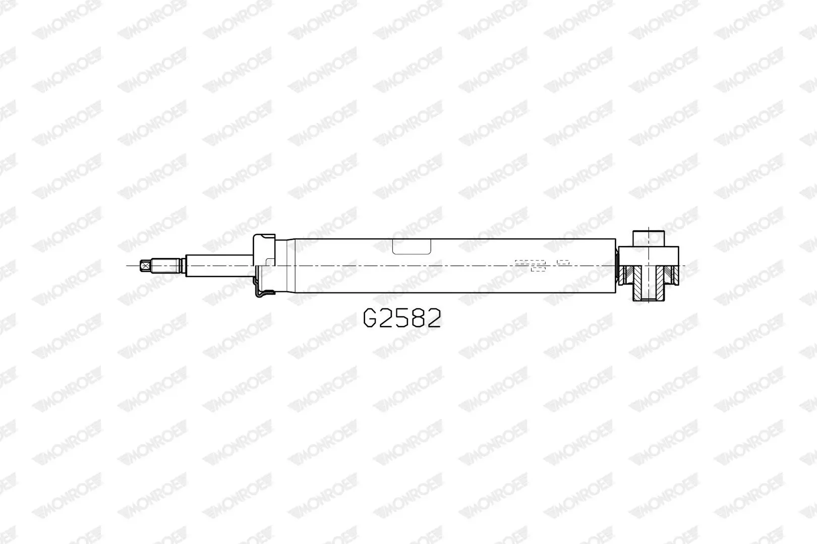 Stoßdämpfer Hinterachse MONROE G2582
