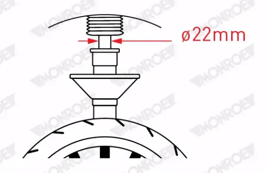 Stoßdämpfer MONROE G8173 Bild Stoßdämpfer MONROE G8173