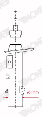 Stoßdämpfer MONROE G8206 Bild Stoßdämpfer MONROE G8206