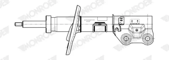 Stoßdämpfer Vorderachse links MONROE G8630 Bild Stoßdämpfer Vorderachse links MONROE G8630