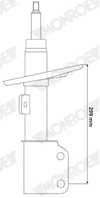 Stoßdämpfer Vorderachse MONROE G8658 Bild Stoßdämpfer Vorderachse MONROE G8658