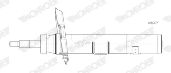 Stoßdämpfer Vorderachse links MONROE G8667 Bild Stoßdämpfer Vorderachse links MONROE G8667