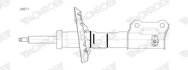 Stoßdämpfer MONROE G8671