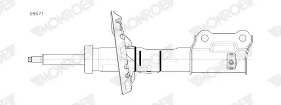 Stoßdämpfer MONROE G8671 Bild Stoßdämpfer MONROE G8671
