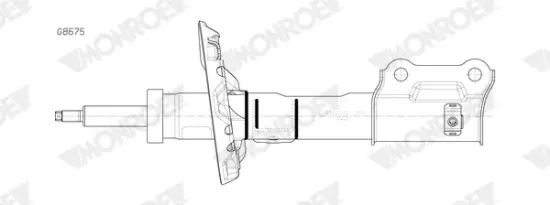 Stoßdämpfer Vorderachse links MONROE G8675 Bild Stoßdämpfer Vorderachse links MONROE G8675
