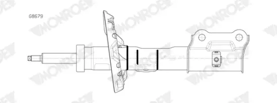 Stoßdämpfer Vorderachse links MONROE G8679 Bild Stoßdämpfer Vorderachse links MONROE G8679