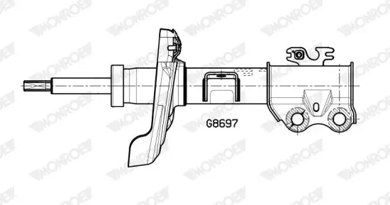 Stoßdämpfer Vorderachse rechts MONROE G8697 Bild Stoßdämpfer Vorderachse rechts MONROE G8697