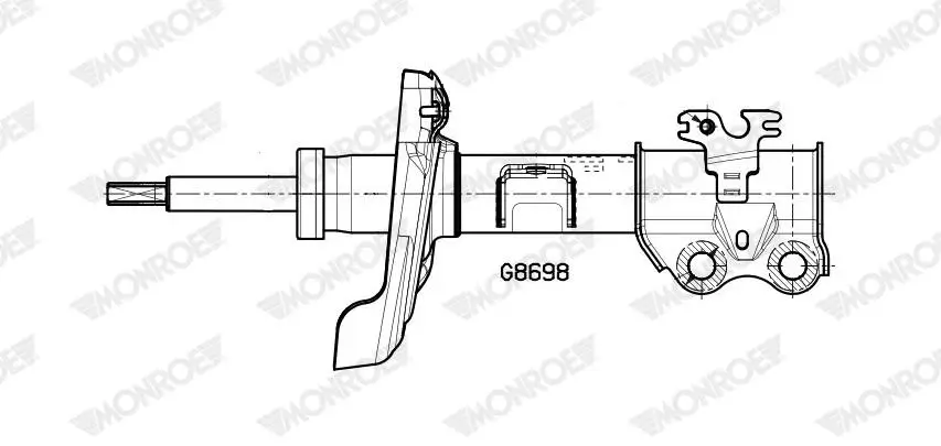 Stoßdämpfer Vorderachse links MONROE G8698