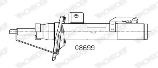 Stoßdämpfer Vorderachse MONROE G8699 Bild Stoßdämpfer Vorderachse MONROE G8699