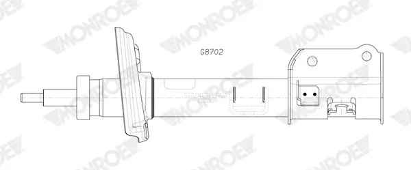 Stoßdämpfer Hinterachse links MONROE G8702