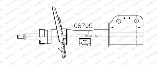 Stoßdämpfer Vorderachse MONROE G8709 Bild Stoßdämpfer Vorderachse MONROE G8709