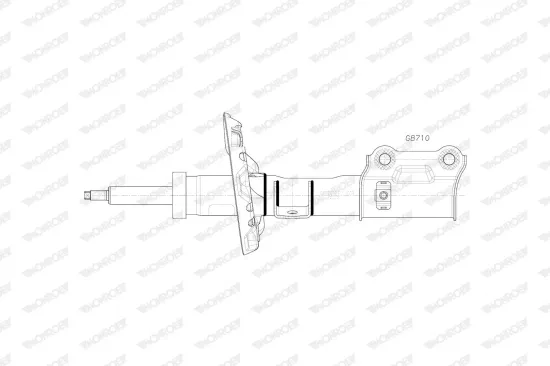 Stoßdämpfer Vorderachse rechts MONROE G8710 Bild Stoßdämpfer Vorderachse rechts MONROE G8710