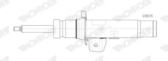Stoßdämpfer Vorderachse rechts MONROE G9605 Bild Stoßdämpfer Vorderachse rechts MONROE G9605