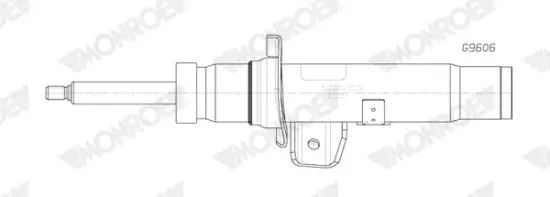 Stoßdämpfer Vorderachse links MONROE G9606 Bild Stoßdämpfer Vorderachse links MONROE G9606