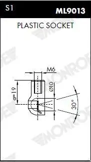 Gasfeder, Koffer-/Laderaum hinten MONROE ML5215 Bild Gasfeder, Koffer-/Laderaum hinten MONROE ML5215