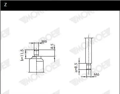 Gasfeder, Koffer-/Laderaum hinten MONROE ML5526 Bild Gasfeder, Koffer-/Laderaum hinten MONROE ML5526