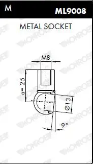 Gasfeder, Koffer-/Laderaum hinten MONROE ML5529 Bild Gasfeder, Koffer-/Laderaum hinten MONROE ML5529