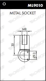 Gasfeder, Koffer-/Laderaum hinten MONROE ML5529 Bild Gasfeder, Koffer-/Laderaum hinten MONROE ML5529