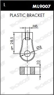 Gasfeder, Motorhaube vorne MONROE ML5678 Bild Gasfeder, Motorhaube vorne MONROE ML5678