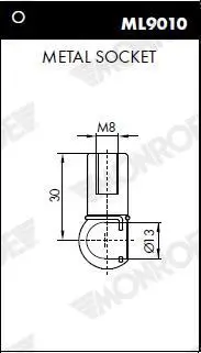 Gasfeder, Koffer-/Laderaum hinten MONROE ML5685 Bild Gasfeder, Koffer-/Laderaum hinten MONROE ML5685