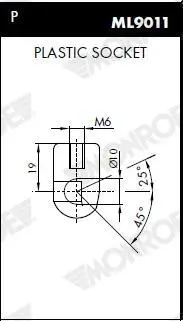 Gasfeder, Koffer-/Laderaum hinten MONROE ML5760 Bild Gasfeder, Koffer-/Laderaum hinten MONROE ML5760