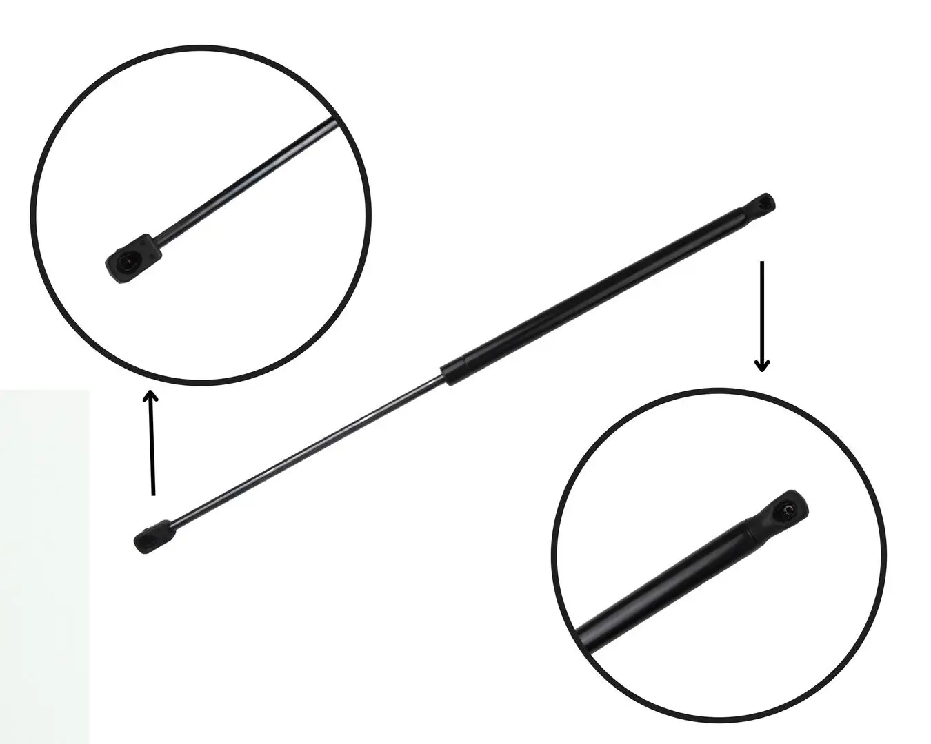 Gasfeder, Koffer-/Laderaum hinten MONROE ML6612