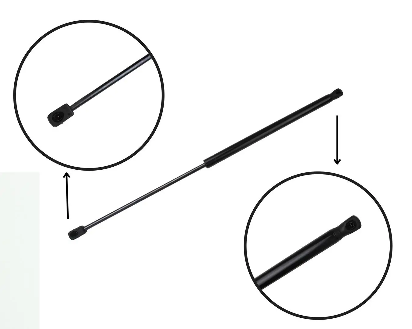 Gasfeder, Koffer-/Laderaum hinten MONROE ML6614