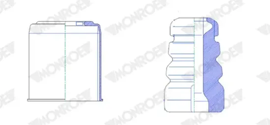 Staubschutzsatz, Stoßdämpfer Vorderachse MONROE PK474 Bild Staubschutzsatz, Stoßdämpfer Vorderachse MONROE PK474