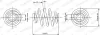 Fahrwerksfeder Hinterachse MONROE SP3619 Bild Fahrwerksfeder Hinterachse MONROE SP3619