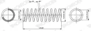Fahrwerksfeder Vorderachse MONROE SP3667