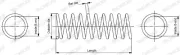 Fahrwerksfeder Hinterachse Hinterachse MONROE SP3673
