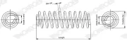 Fahrwerksfeder MONROE SP4095