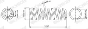 Fahrwerksfeder Vorderachse MONROE SP5231