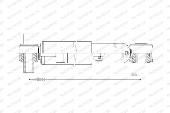 Gasfeder, Koffer-/Laderaum hinten MONROE ML5219 Bild Gasfeder, Koffer-/Laderaum hinten MONROE ML5219
