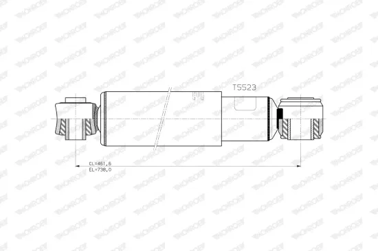 Stoßdämpfer MONROE T5523 Bild Stoßdämpfer MONROE T5523