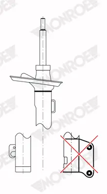 Stoßdämpfer MONROE V4505 Bild Stoßdämpfer MONROE V4505